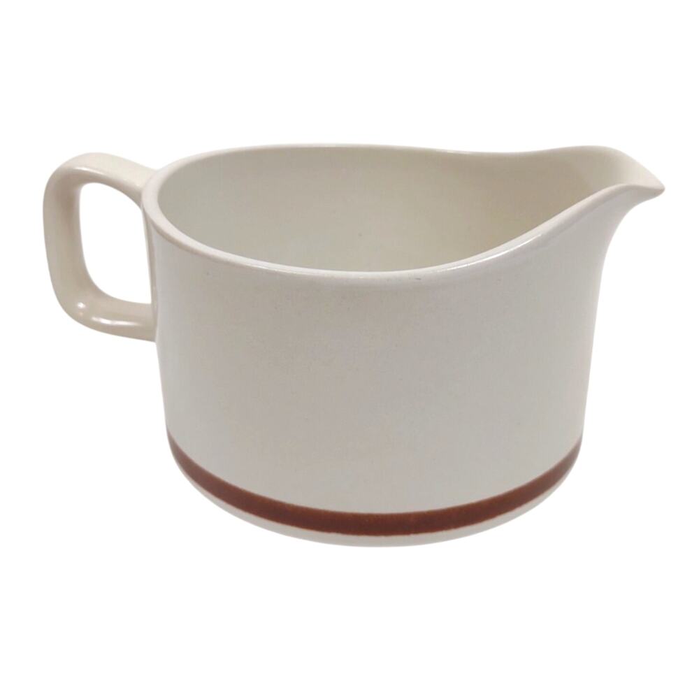 Vintage Camelot Stoneware Creamer Gravy Boat Sandstone Color Japan Mid Century